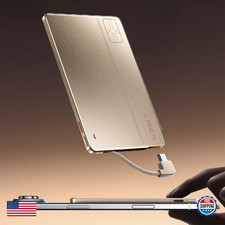 LISEN 0.2'' Charge Card Phone Charger 5000mAh Ultra Slim Power Bank Fast Chargin