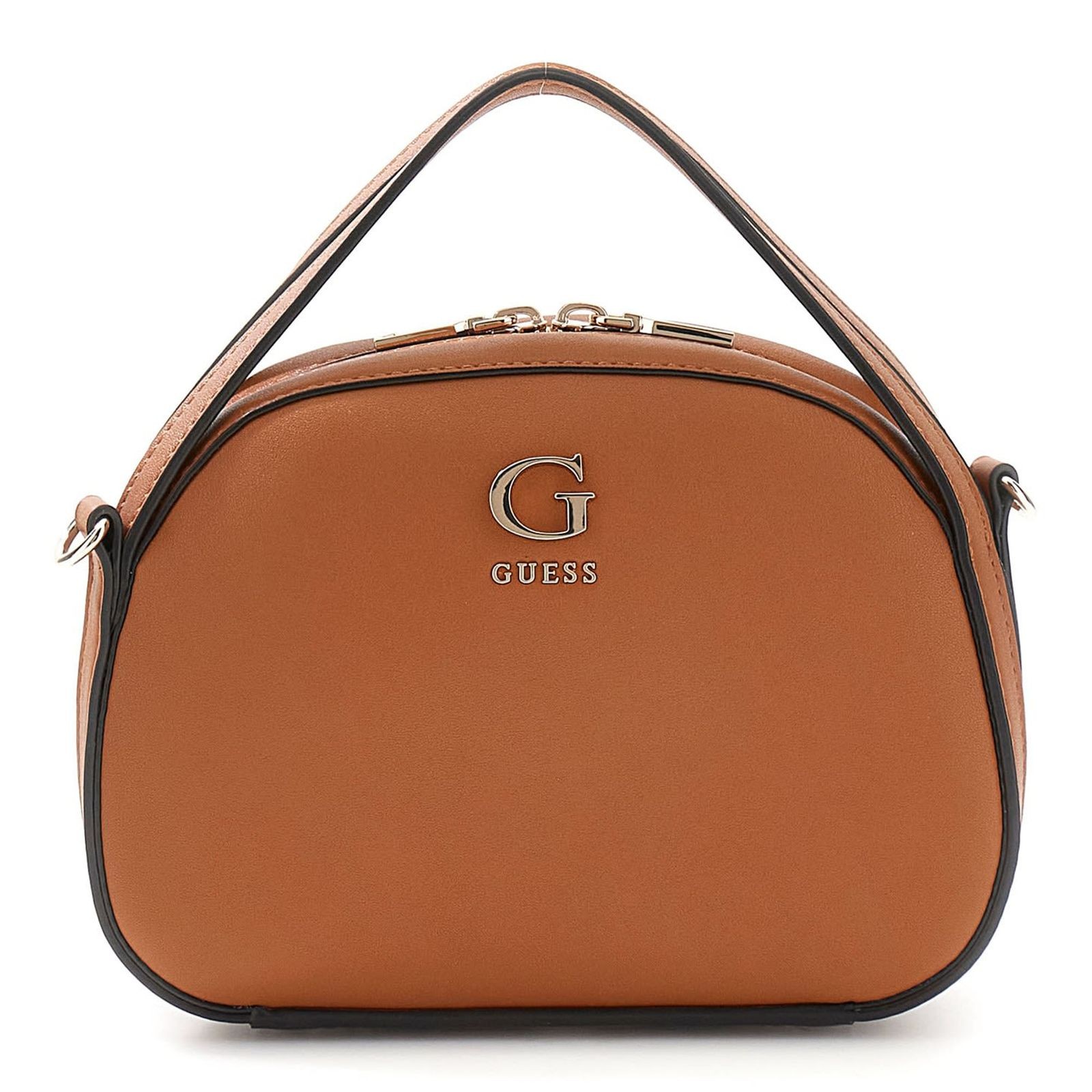 GUESS cross body bag Coleen Top Zip Crossbody Caramel