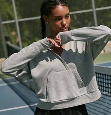 Sweaty Betty After Class Gray Pullover Hoodie Small