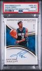 Jason Terry 2024 Panini Immaculate Collection Auto Autograph Mavs #/99 PSA 8
