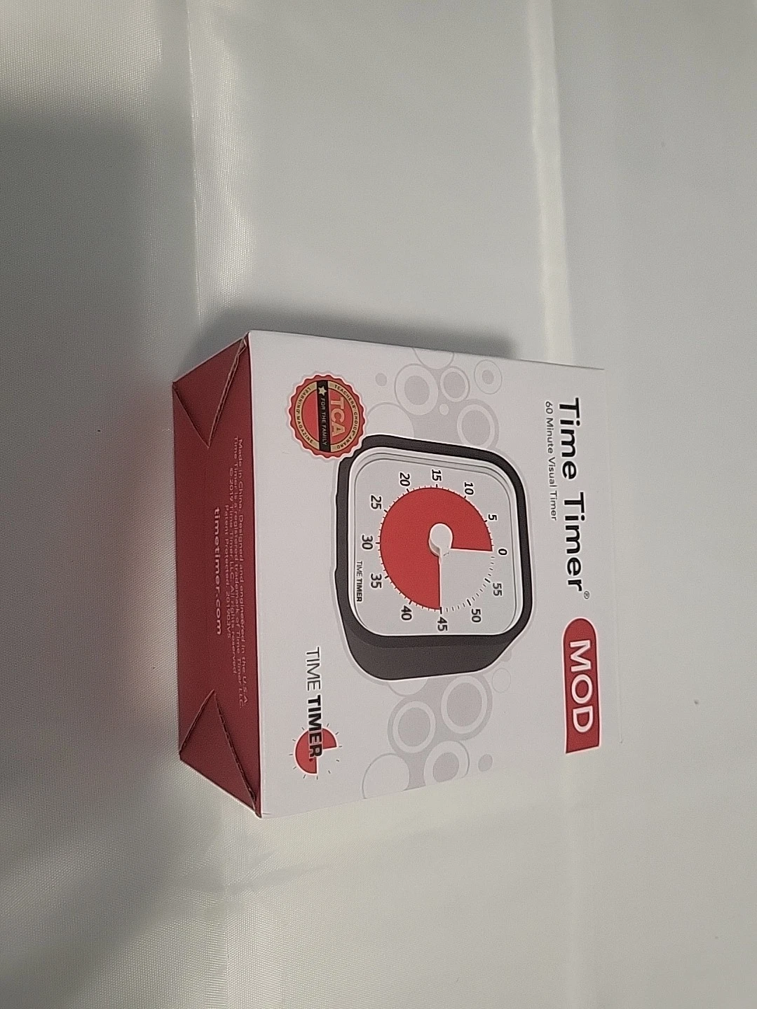 Time Timer MOD: 60-Minute Visual Clock with Removable Cover - Classroom Approved
