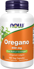 Supplements, Oregano Origanum Vulgare 450 Mg, Free Radical Scavenger , 100 ...