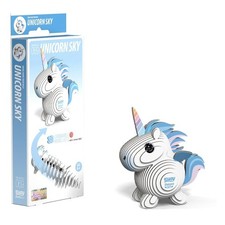 Image of EUGY 3D Unicorn Sky No 69 Model Craft Kit
