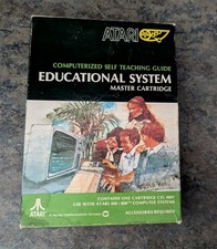 Atari CXL4001 Educational System Vintage Computer Game Master Cartridge W/ Box