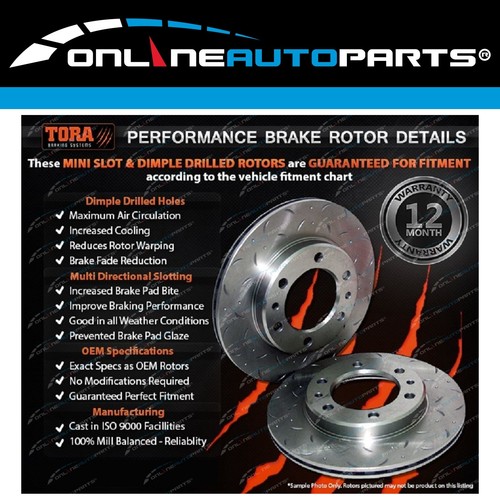 Rear Brake Disc Rotors Bendix 4WD Pads Pack for Landcruiser FZJ75 1992~1999 - Picture 4 of 5
