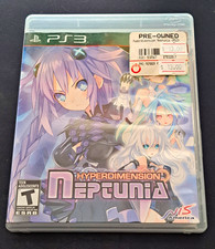 NIS America Hyperdimension Neptunia PS3 2011 ~ Case & Manual ONLY ~ No Game Disc