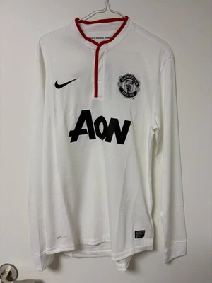 Maillot Nike 2012-14 Manchester United Extérieur Manches Longues Homme M Tail... - Photo 1/4