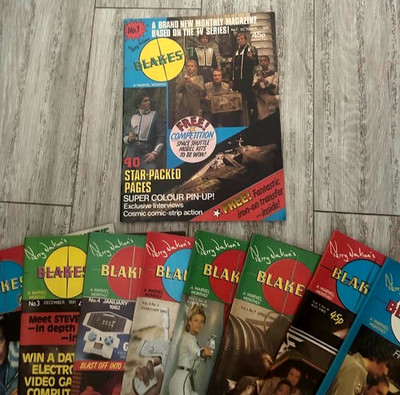 Komplettsatz Blakes 7 Marvel Monatszeitschriften: Nr.1-23 + 3 Sondereditionen