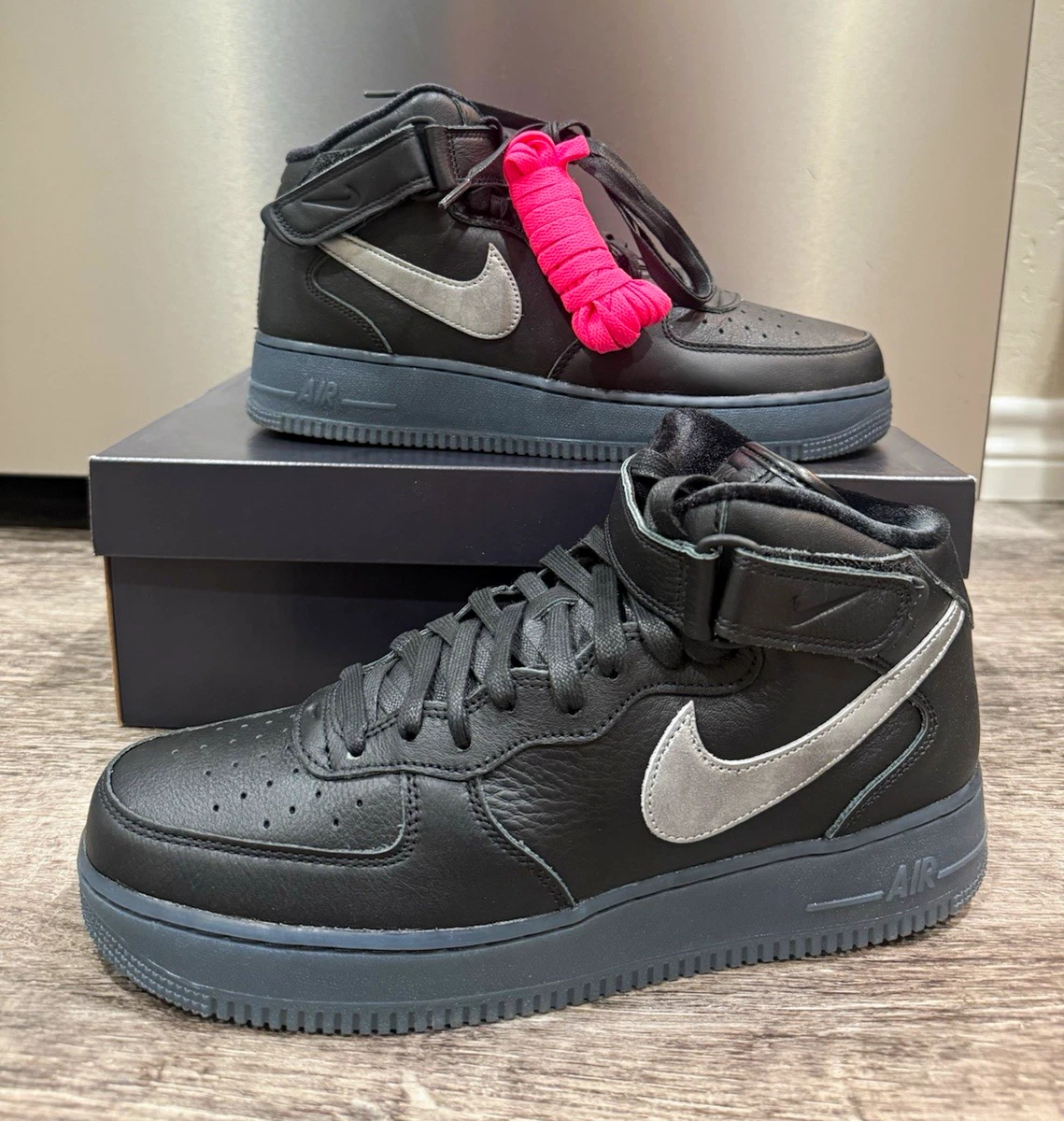 Nike Air Force 1 Mid Black for Sale | Authenticity Guaranteed | eBay
