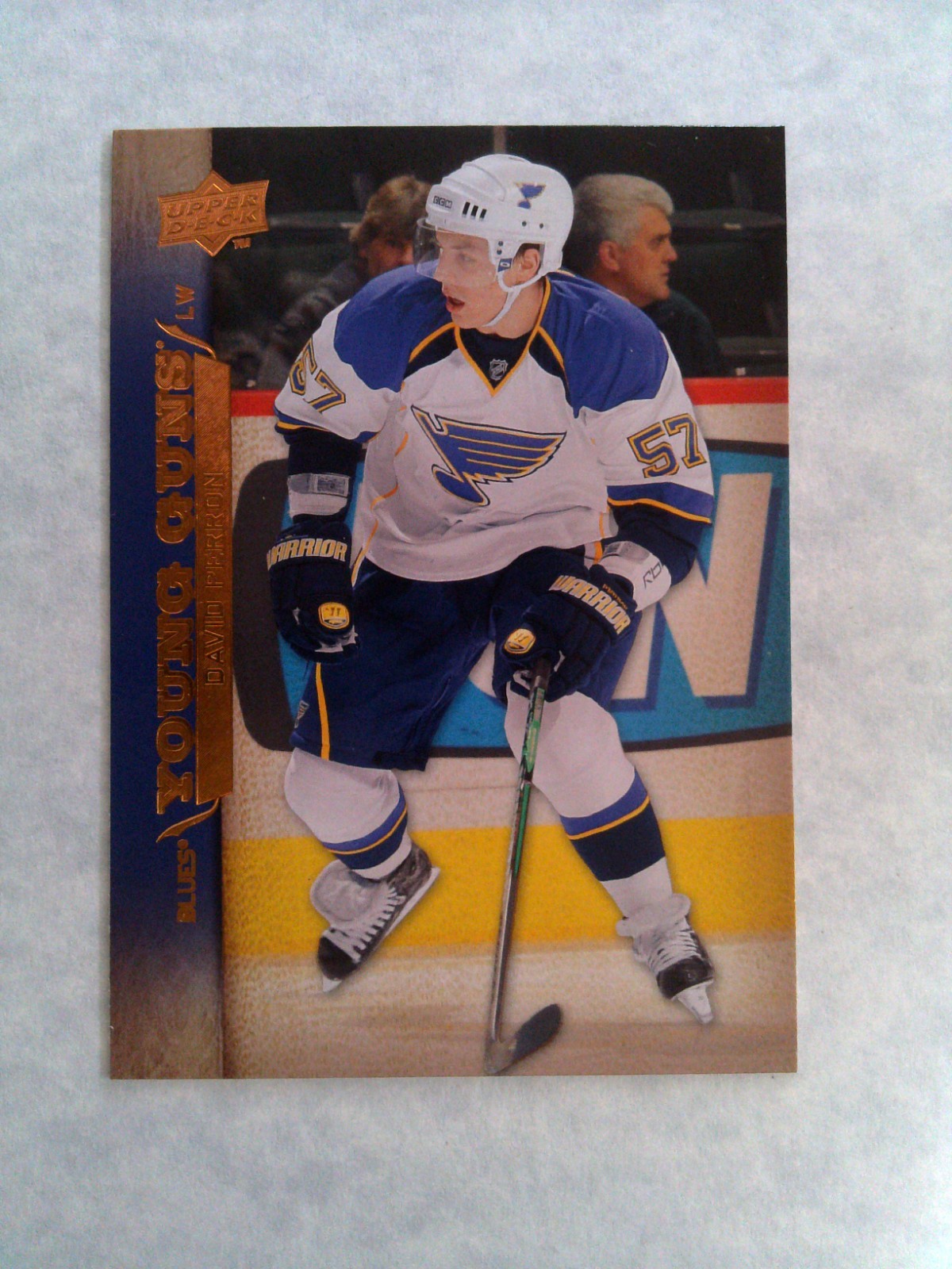 2007-08 Upper Deck David Perron #496 Young Guns St. Louis Blues