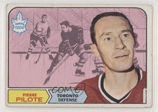 1968-69 Topps Pierre Pilote #124 HOF 0b2
