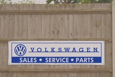 VW retro sales Banner classic Volkswagen Garage Workshop Wall Display LARGE size