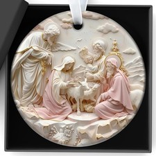 Christmas Ornaments Nativity Scene Nativity Ornaments for Christmas Tree Religio