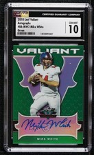 2018 Leaf Valiant Green 42/60 Mike White #BA-MW2 CGC 10 Gem Mint Auto 0i5j
