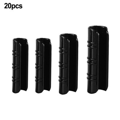 Neu Hartnäckige Klemmverbinder Film Clip Adapter schwarz 20 Stück Rostschutz