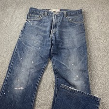 Vintage Levis 517 Jeans Men 33x32 Hemmed 32x29 Boot Cut Distressed Faded