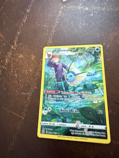 Vaporeon TG02/TG30 Swsh09: Brilliant Stars Trainer Gallery Holo