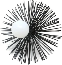 Midwest Hearth 4-Inch Round Pellet Stove Chimney Cleaning Brush Made in USA