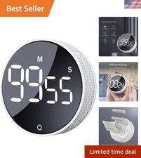 Digital Kitchen Timers, Visual timers Large LED Display Magnetic Countdown Co...