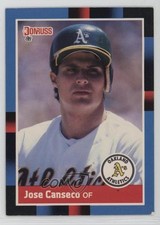 1988 Donruss Jose Canseco (Last Line Begins with Yankees) #302 1bg0