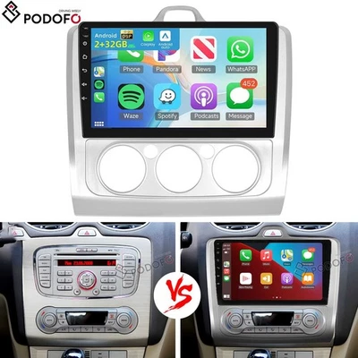 Für Ford Focus MK2 MK II 2004-2011 Android 15 Autoradio Carplay GPS Navi 2+32GB - Bild 1 von 4