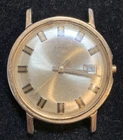 Vintage Timex Gold Tone Men’s Wristwatch With Date Not Running For Parts