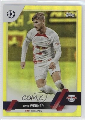 2022-23 Topps UEFA Club Competitions Yellow Foil /299 Timo Werner #111 k3f