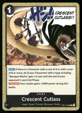 Crescent Cutlass Normal C The Azure Sea's Seven OP14-098 NM