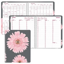 2026 Brownline CB950G.05 Pink Daisy Weekly Appointment Book, 8-1/2 x 11"