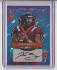 KYRON DRONES 2024 WILD CARD STACKED DECK #SDHC-KDA AUTOGRAPH SN 1/2