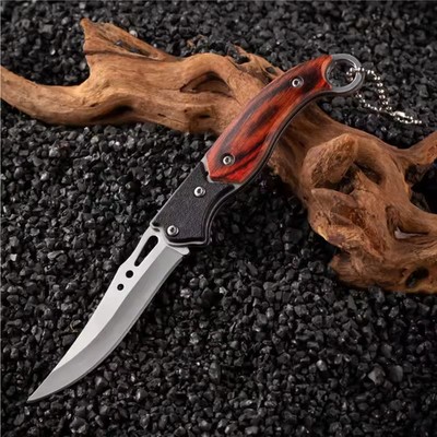 Compact Folding Knife with Durable Stainless Steel Blade, Multi-functional Su...