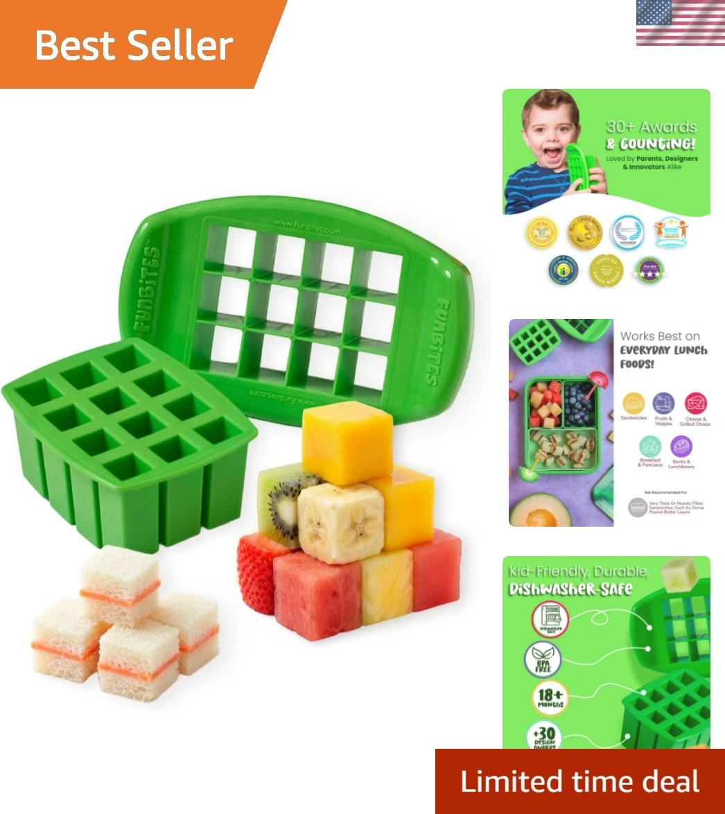 Sandwich Cutter for Kids Lunch, Mini Cookie Cutters, Bento Box Accessories, C...