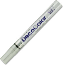 Decocolor Broad Point Paint Markers UCH300SSLV , Silver, 1 Count Pack of 1