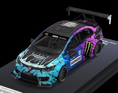HONDA Civic (FD2)  - MONSTER - Time Micro 1:64