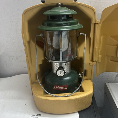 #ad Vintage Coleman Lantern Model 220F September 1964 in Carry Case $51.99