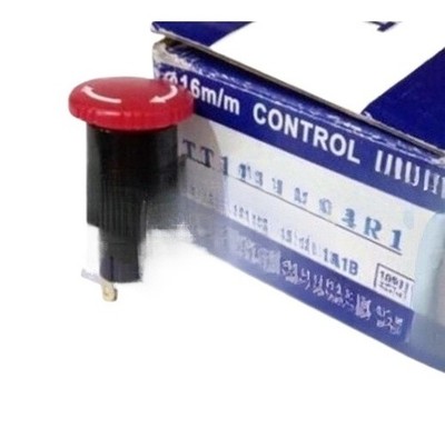 1PC interlocking emergency stop push button switch TT16-BKR4R1 #ff