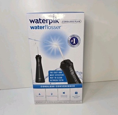 Neu Waterpik Cordless Plus Zahnseide Weiß Wiederaufladbar Tragbar   Dental  