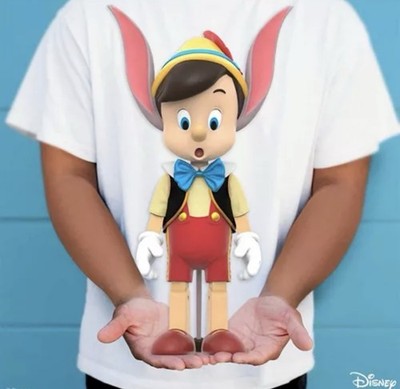 ピノキオ　特大 SUPER7 PINOCCHIO SUPERSIZE VINYL FIGURE - PINOCCHIO DONKEY (YELLOW
