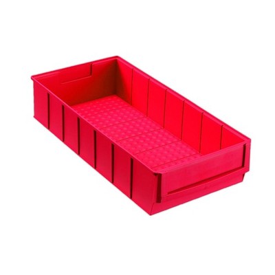 Allit 456551 ProfiPlus ShelfBox 400B Regal-Industriebox Kleinteilebox Box Rot