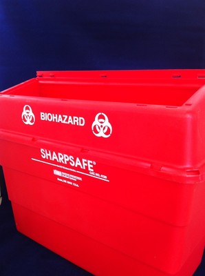2 Each SHARPSAFE Biohazard Containers 18