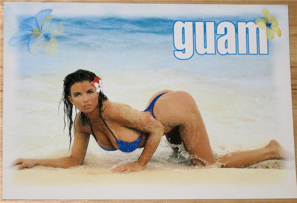 HOT SEXY BIKINI Guam Hawaiian Girl Pin Up Postcard~Hard to Find~Great to Collect eBay