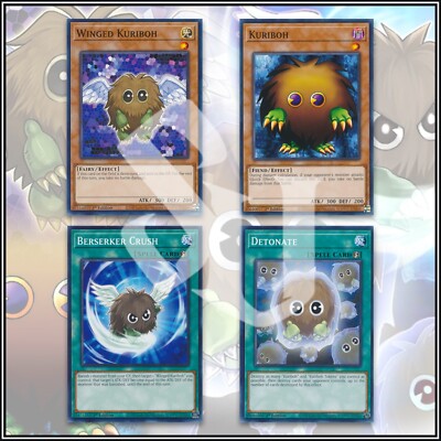 YuGiOh KURIBOH DECK 4 | 1st Edition Winged Berserker Crush Detonate 
