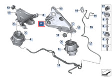 Support moteur BMW X6