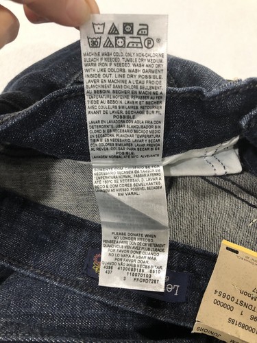 Levi's 524 Jeans Genuinely Crafted Skinny Ultra Low Rise Pants Juniors 1 Medium - Bild 12 von 14