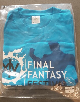 [Rare/Sealed] FINAL FANTASY XIV T-shirt Fan Festival 16-17