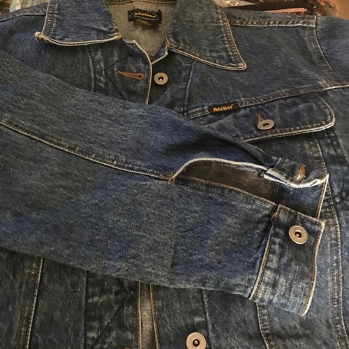 ATELIER ladies denim jacket. Size L. As new. - Picture 5 of 6