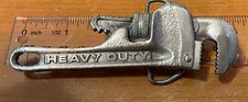 Heavy Duty Plumber/Pipefitter Pipe Wrench Belt Buckle UniqueVintage 1980