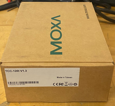 Moxa TCC-120I V1.3 Isolated RS-422/485 Repeater, 2 Ports, 12-48 VDC