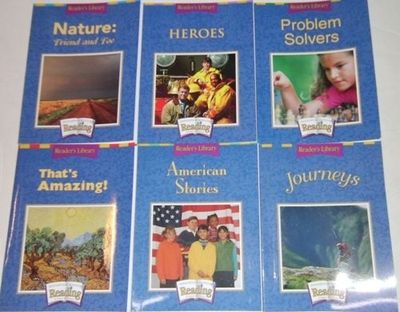 Grade 4 Houghton Mifflin 21 Stories Readers Library Set of 6 4th Reading