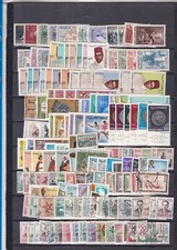 MAROC  entre 1954/70  timbres obliteres/neufs   cote 230€
